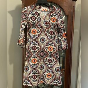 Jude Connally Vibrant Patterned Tunic Dress